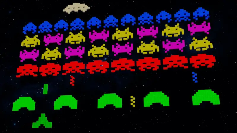 Imagen del videojuego Space Invaders