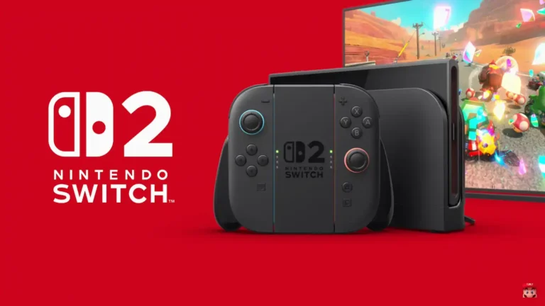 Captura de la presentación oficial de Nintendo Switch 2 con la consola y su logo
