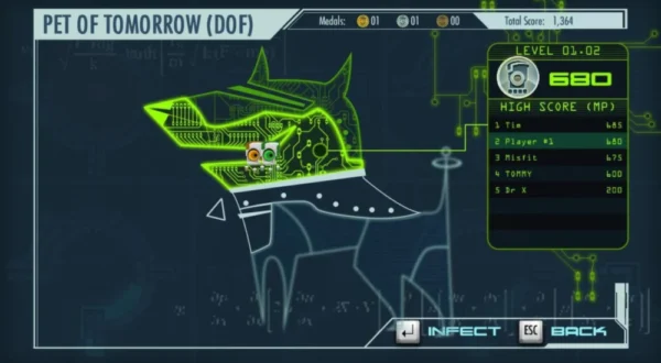 Imagen de cabecera del videojuego A Virus Named Tom