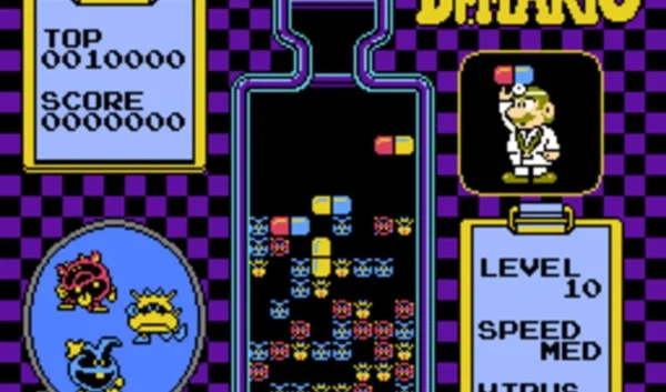 Imagen de cabecera del videojuego Dr. Mario