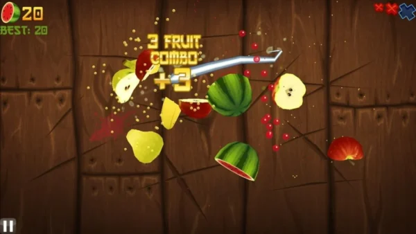 Captura de Fruit Ninja