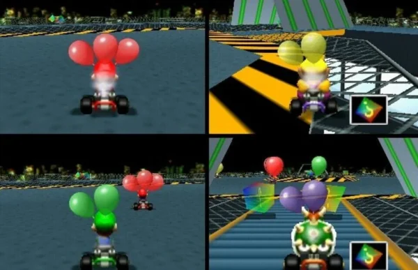 Captura de Mario Kart 64