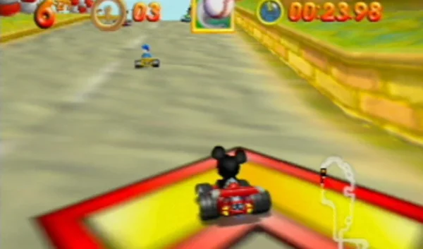 Imagen de cabecera del videojuego Mickey's Speedway USA
