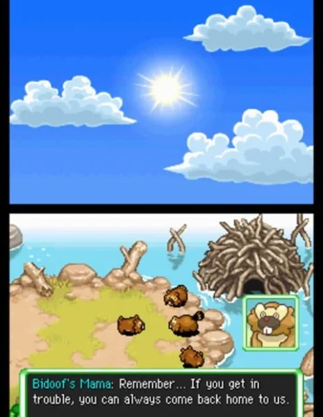 Captura de Pokémon Mystery Dungeon: Explorers of Sky