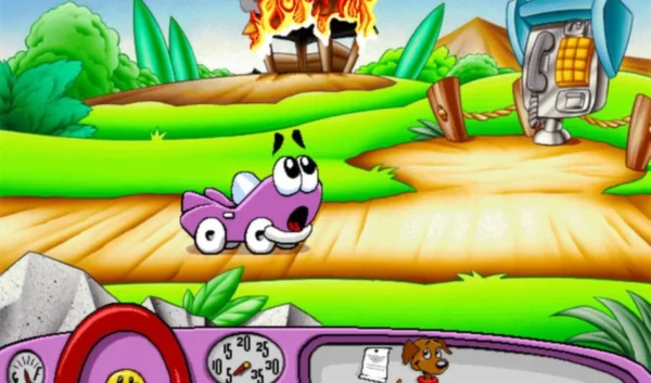Imagen de cabecera del videojuego Putt-Putt Enters the Race