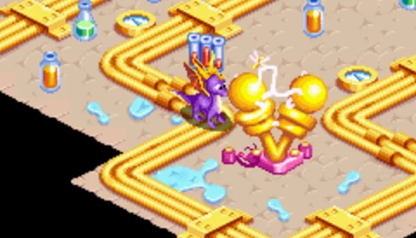 Captura de pantalla de Spyro: Attack of the Rhynocs