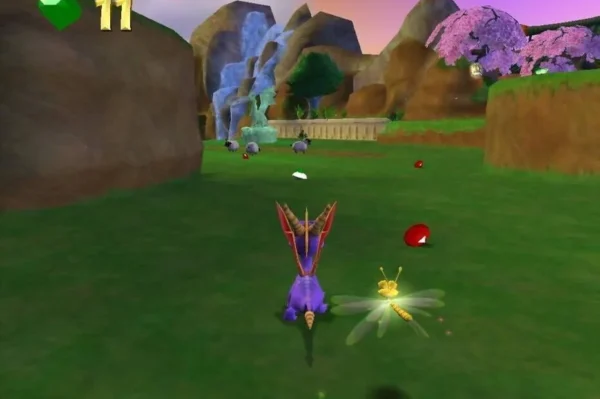 Captura de pantalla de Spyro: Enter the Dragonfly