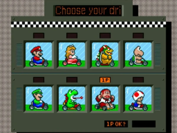 Captura de Super Mario Kart