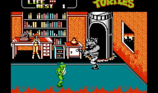 Imagen de cabecera del videojuego Teenage Mutant Ninja Turtles II: The Arcade Game