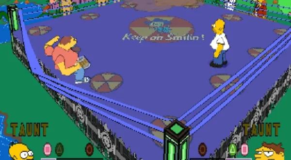 Imagen de cabecera de The Simpsons Wrestling